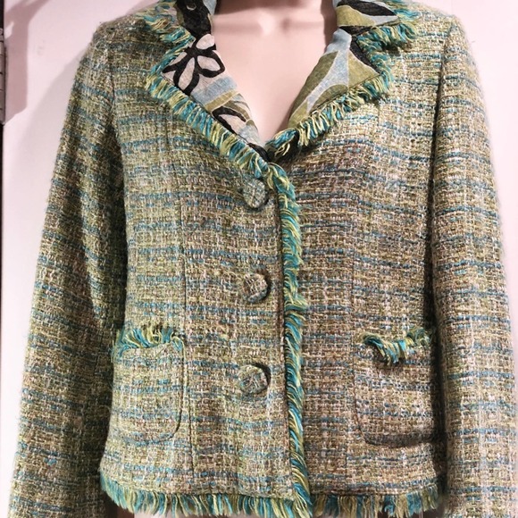 Italian tweed jacket, vintage,rare - Picture 7 of 11